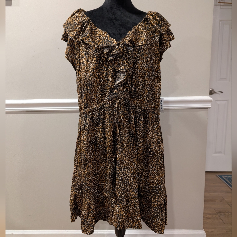 ❤️4/$60 Old Navy Animal Print Ruffle Mini Dress❤️4 for $60 ❤️